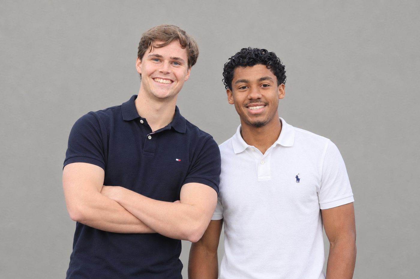 Luuk Harteveld (links) en Ryan Unogwu (rechts), de oprichters van Luno Digitaal
